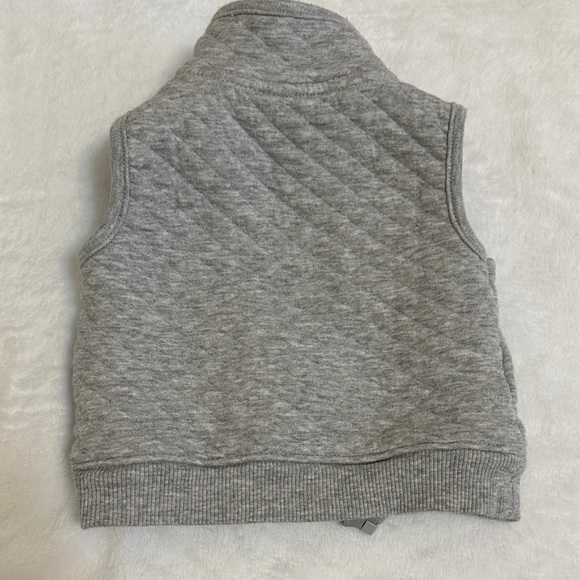 Carter's Quilted Gray Kids Vest - Picture 3 of 4